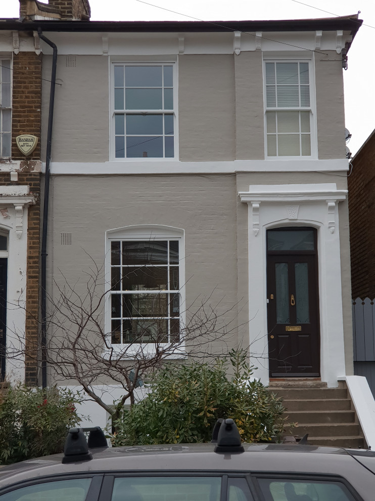 Exterior redecoration Traditional London by London decorating