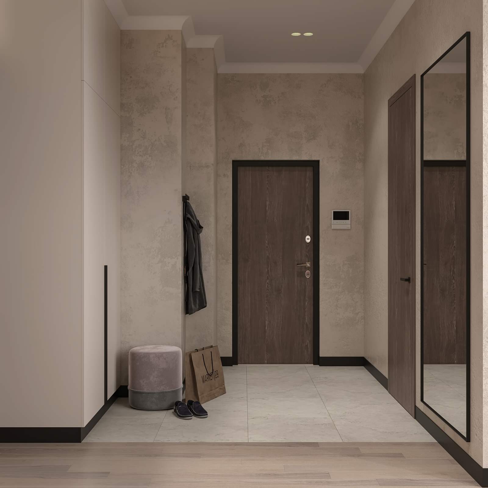 ЖК Серебряный Парк. Прихожая