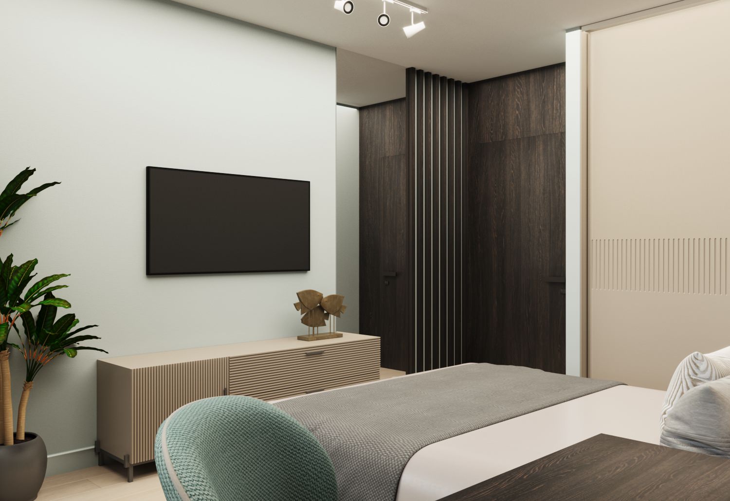 Спальня в ЖК Взлетный