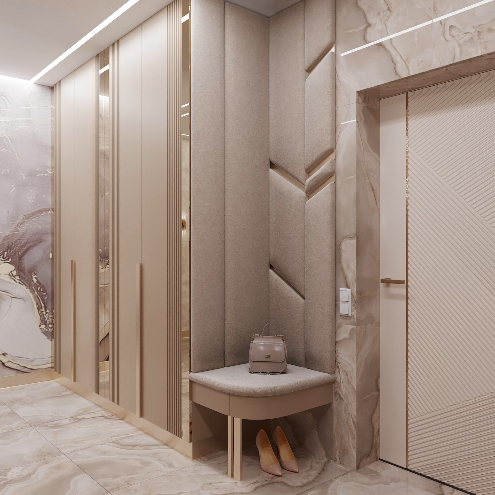 2023г. Интерьер квартиры 62 м2 в ЖК "Оазис"