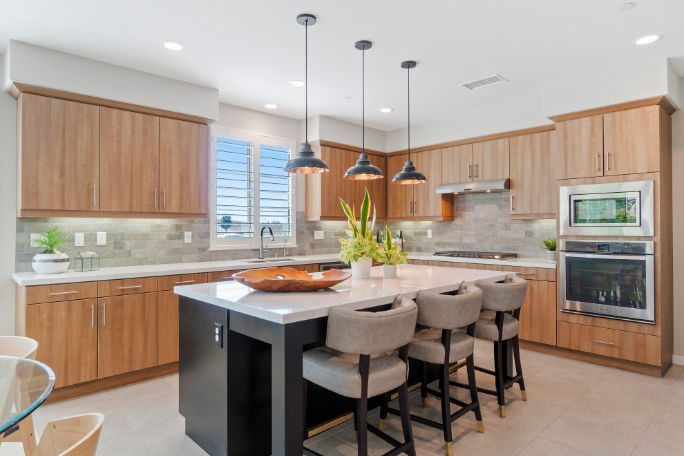 Clean and Bright Design - Contemporary - Kitchen - Orange County - by