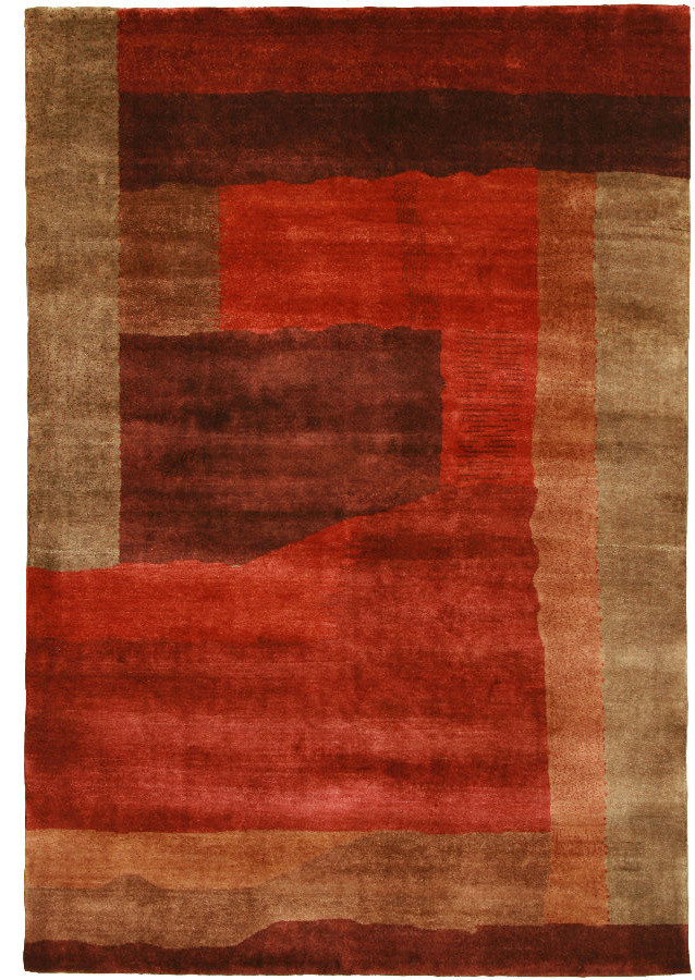 Rizzy Organza Or0195 Rust Rug Contemporary Area Rugs By Buyarearugs