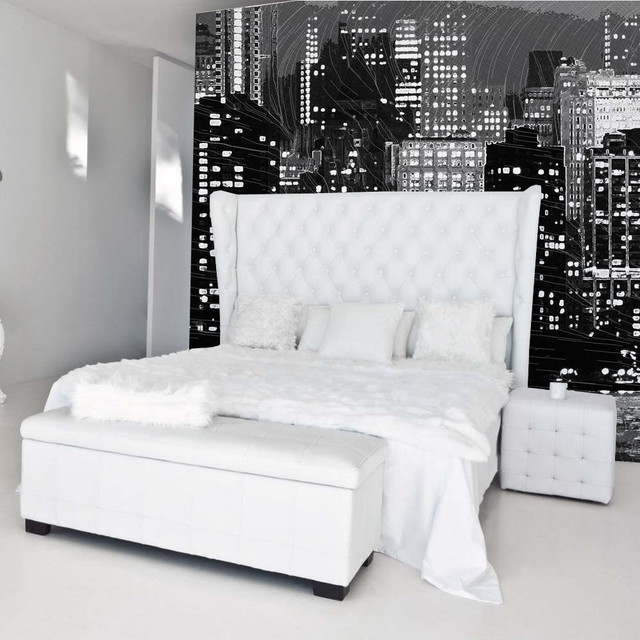 New York Skyline Modern Bedroom Other By Studio Arterie