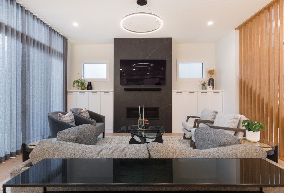 Elbow Park Residence - Contemporary - Living Room - Calgary - by ...