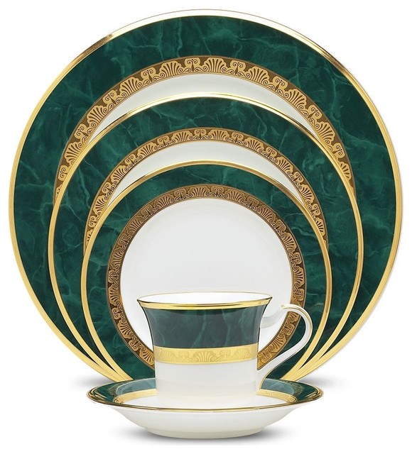 Noritake Fitzgerald 5 Piece Place Setting Traditional Dinnerware Sets By Unique Gifts