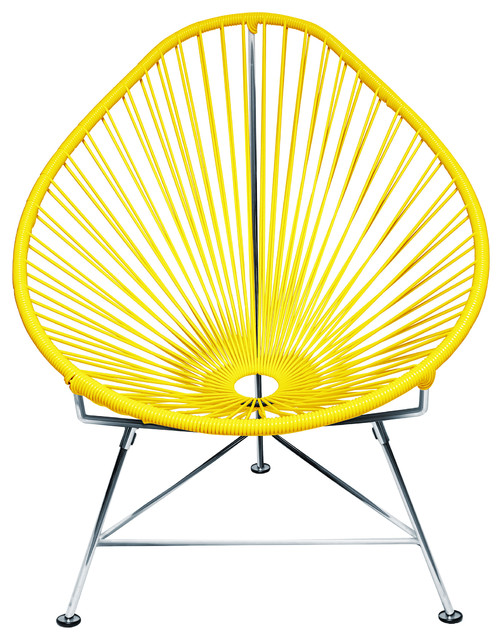 Innit Acapulco Vinyl Cord Chair With Chrome Frame View in Your Room