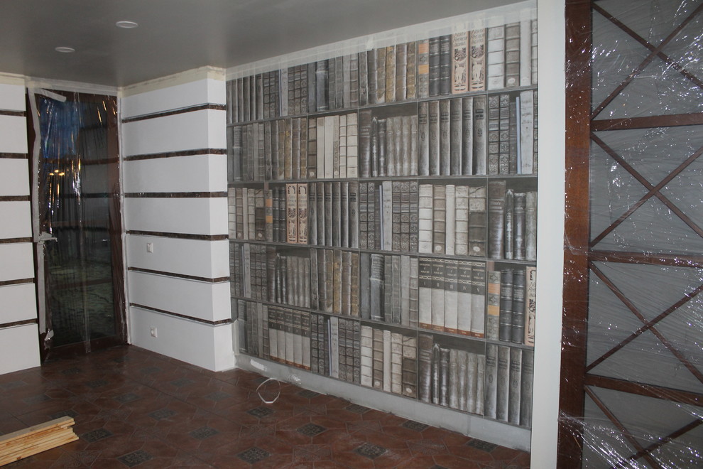 Кухня-столовая. Заородный дом.