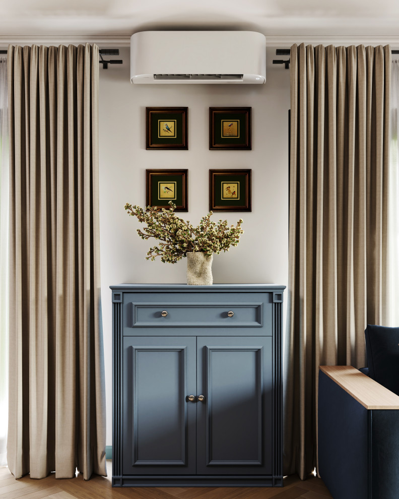 Дизайн-проект кухни-гостиной