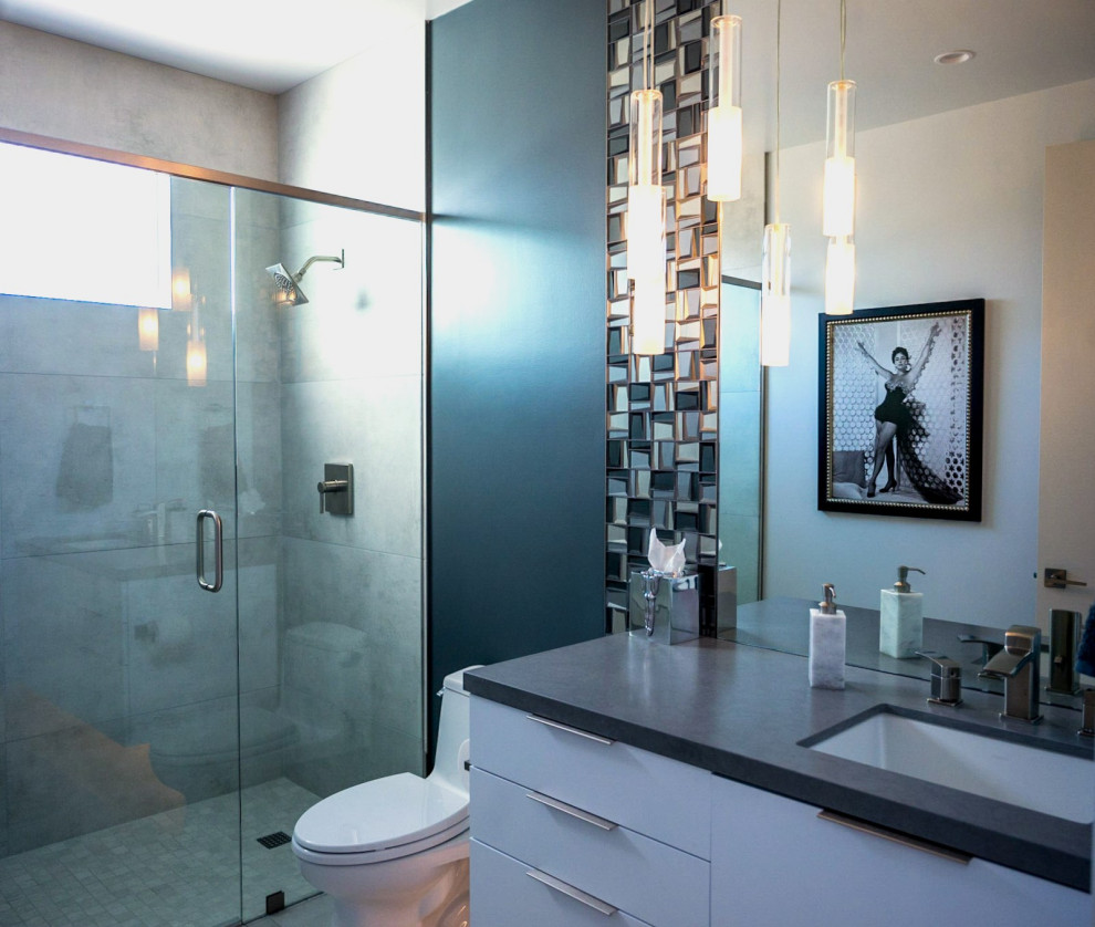New Contemporary Home in Palm Springs - Midcentury - Bathroom - Other ...