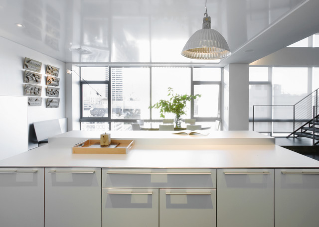 Millennium Tower Loft contemporaneo-cucina