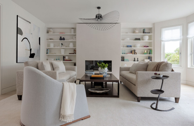 Cow Hollow contemporaneo-salon