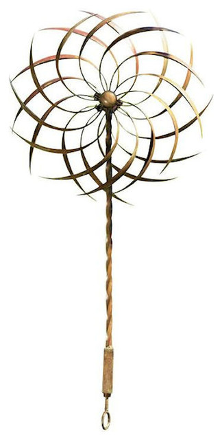 Handcrafted Copper Plated Ornamental Outdoor Garden Wind Spinner Pin ... Handcrafted Copper Plated Ornamental Outdoor Garden Wind Spinner Pin ...