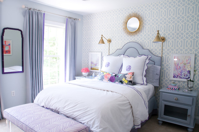 Lavender Bedroom Modern Bedroom Philadelphia By Loom