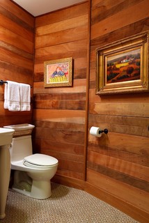 Bathroom with Wood Paneling - Eclectic - Bathroom - Baltimore - by Designing Solutions