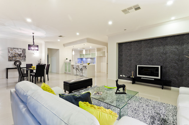 Interior trendy-dagligstue