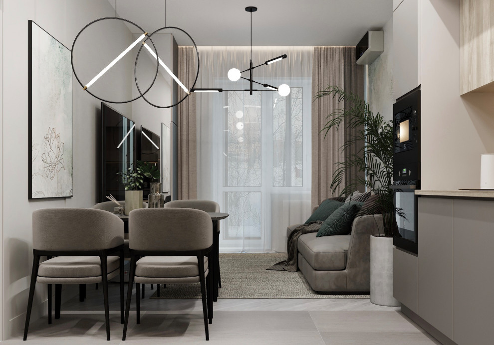 "Ничего лишнего". Квартира 70 кв.м., ЖК "Отражение"