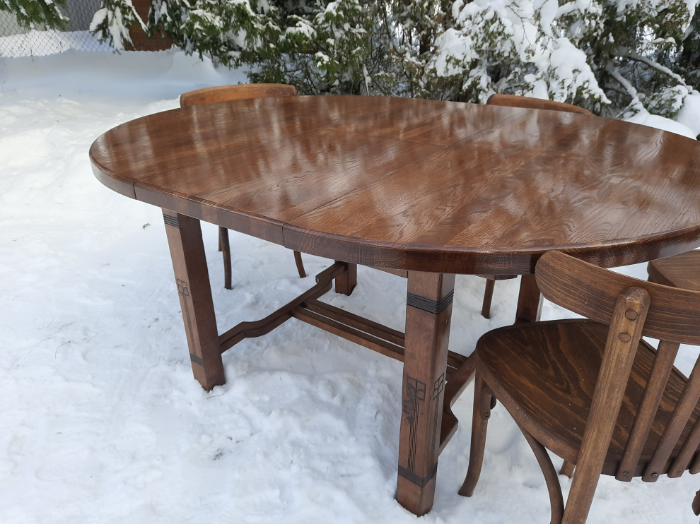 Раскладной круглый стол