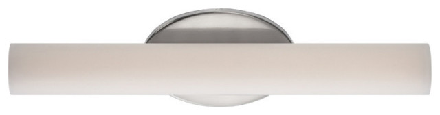 Loft 18" LED Bathroom Vanity and Wall-Light 3500K, Brushed Nickel