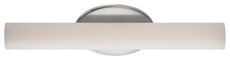 Loft 18" LED Bathroom Vanity and Wall-Light 3500K, Brushed Nickel