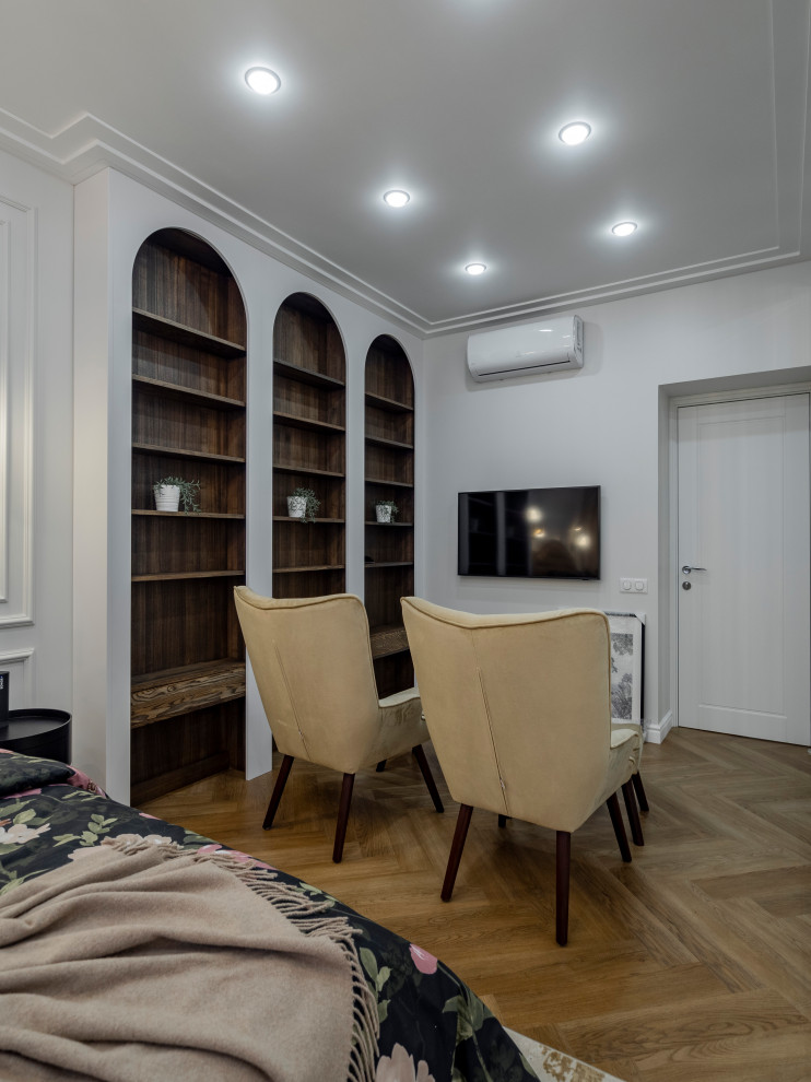 Стильная меблировка спальни