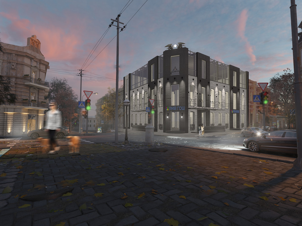 Концептуальный проект реконструкции здания в городе Краснодаре