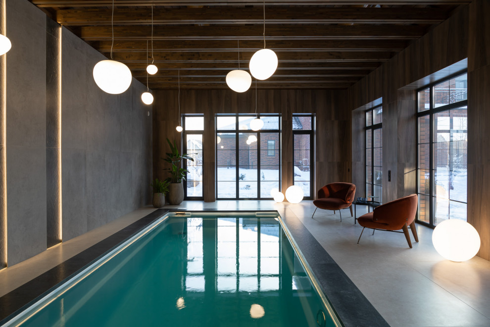 Реализованный проект банного комплекса на территории частного дома