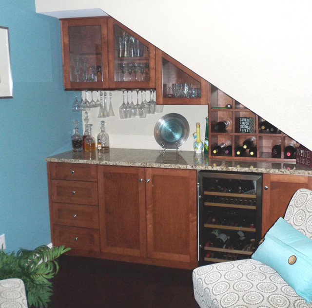 Home Bar with Custom Dry Bar or Wet Bar You Choose! Bar