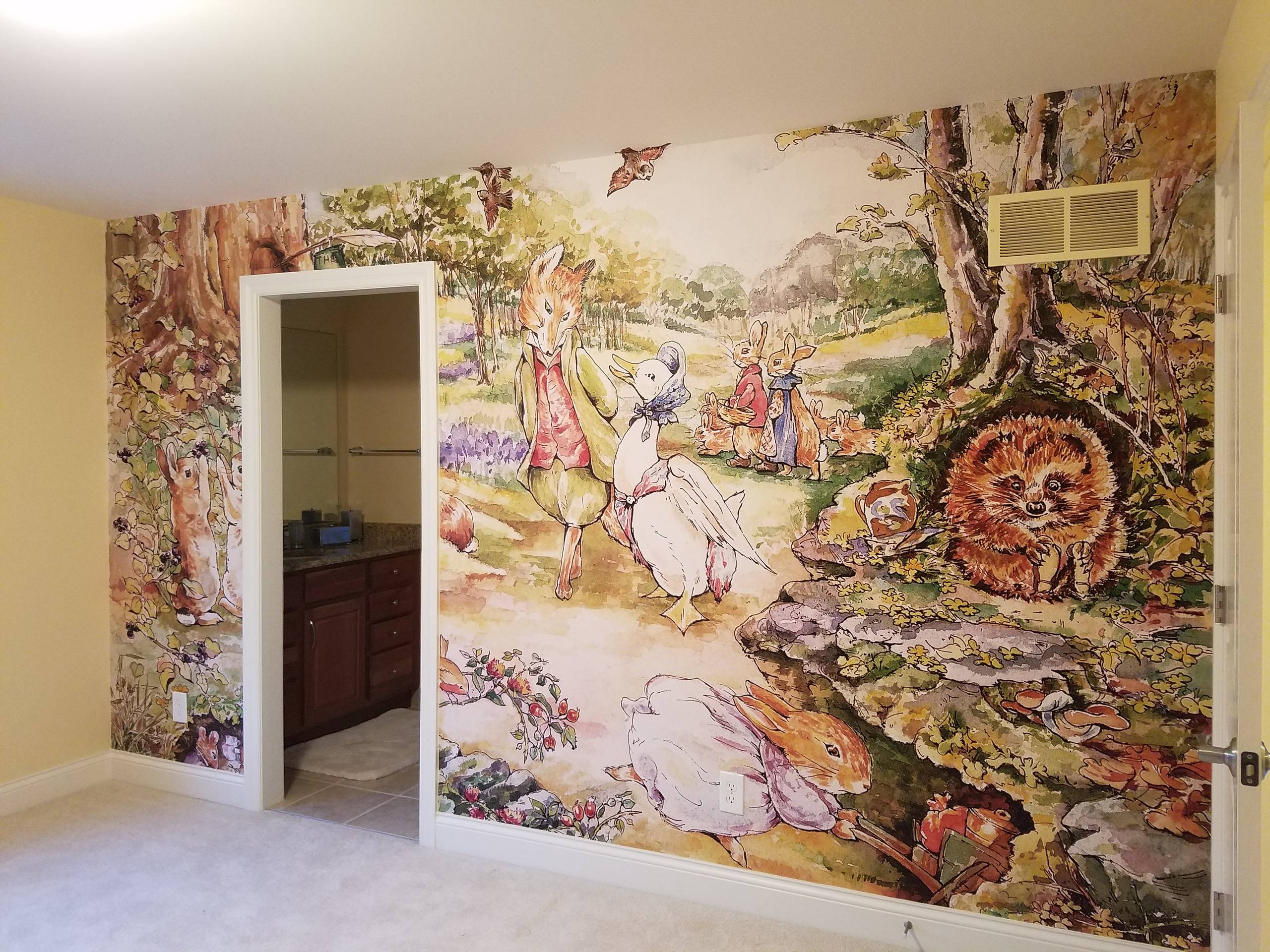 Install: Beatrix Potter Themed Nursery