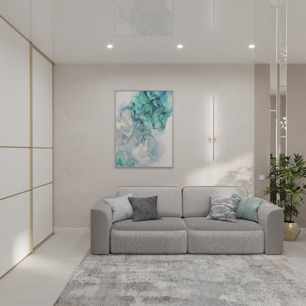 Дизайн кухни-гостиной