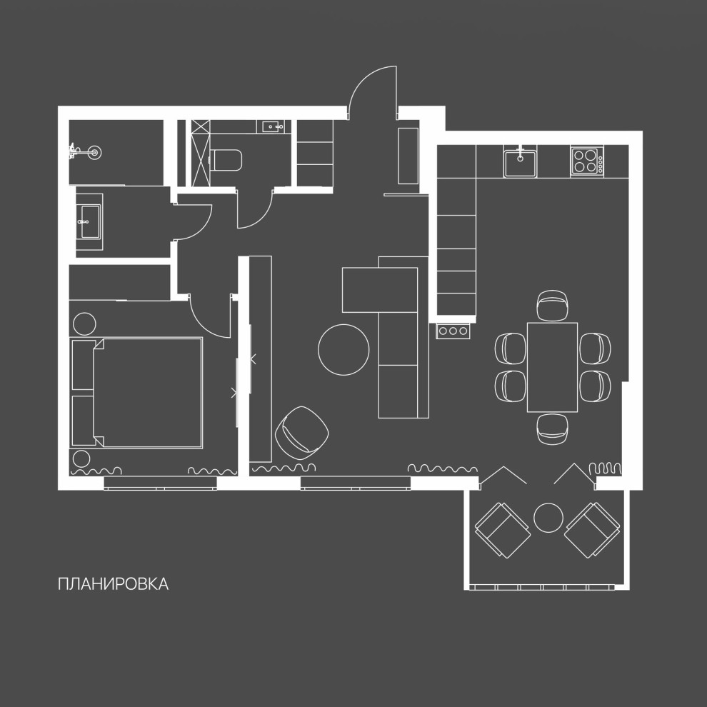 ЖК Green park 63 м²