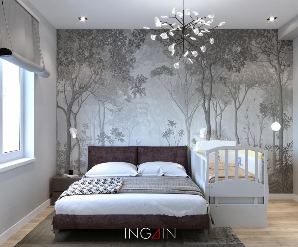 Спальня родителей (с детской кроваткой)