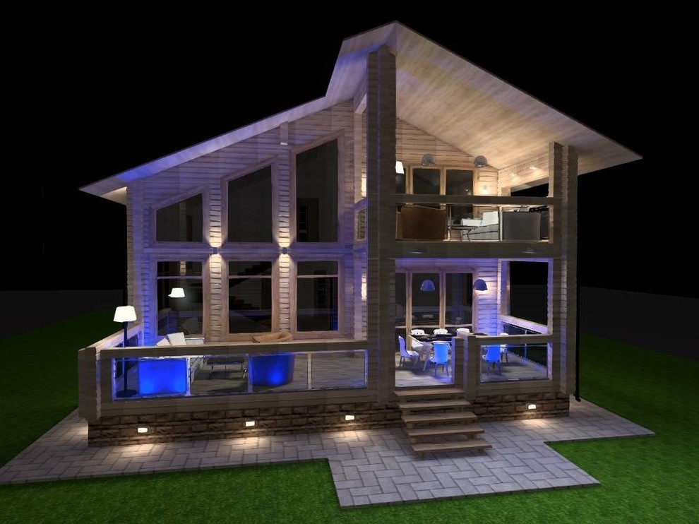 Освещение загородного дома