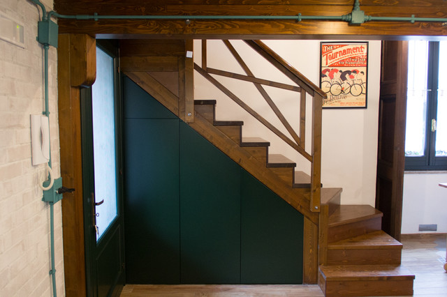 Mini Duplex industrial-escalera