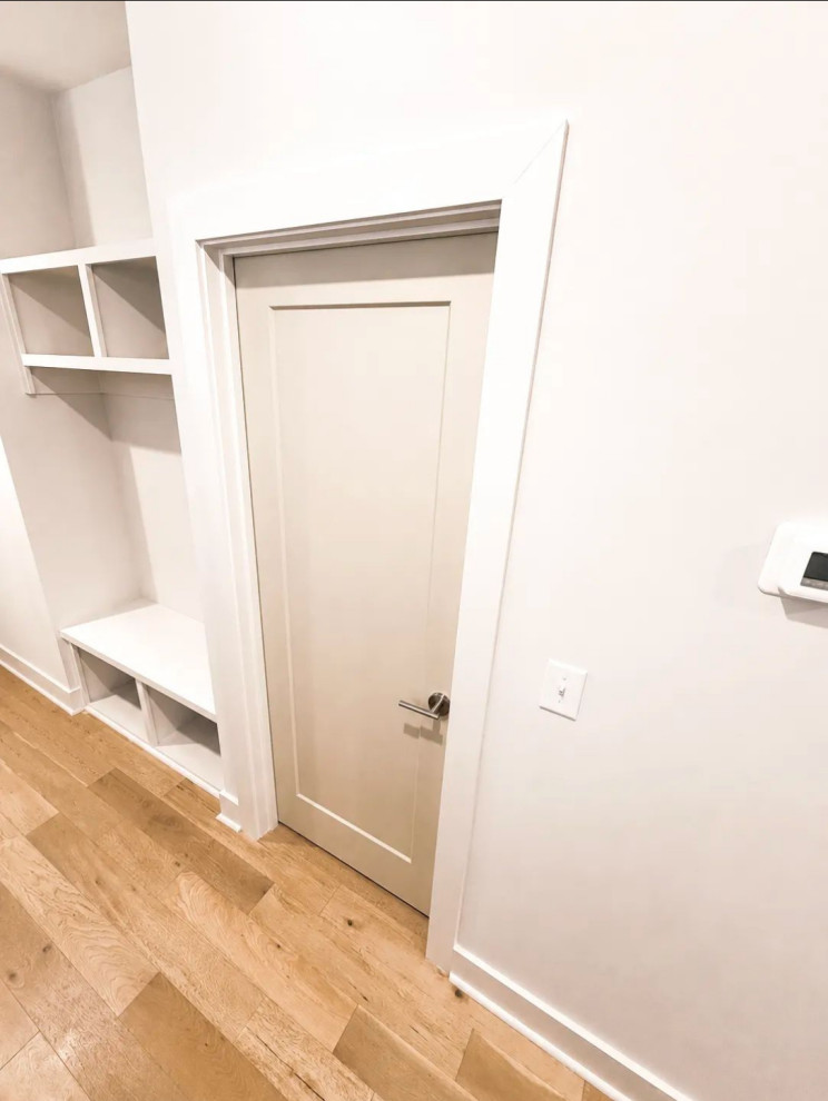 Nashville Entryway Refresh with New Door & Built-In Bench