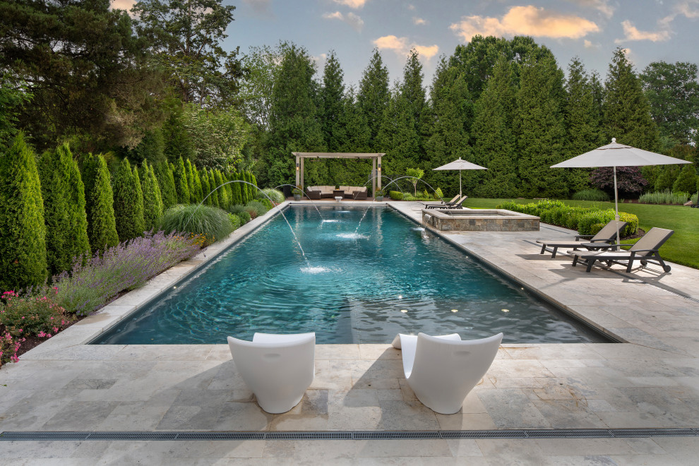 Privacy Plantings by the Pool - Transitional - Pool - DC Metro - by ...