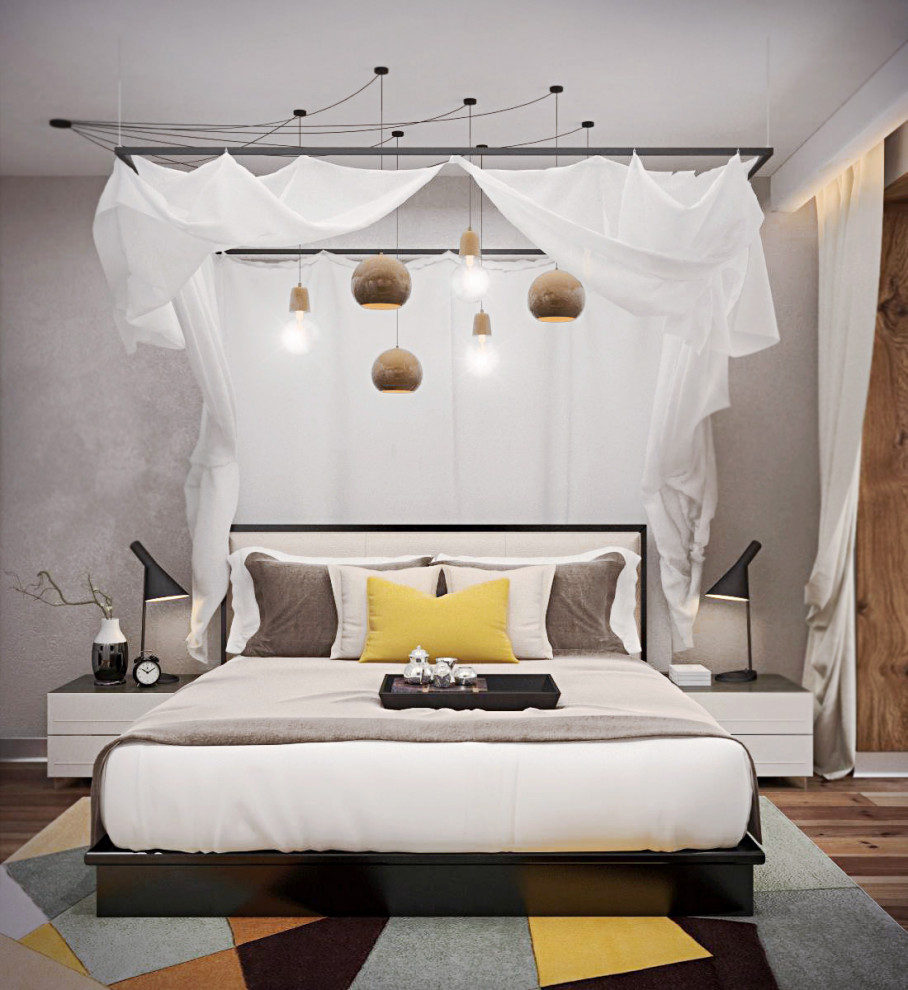 Дизайн-проект трехкомнатной квартиры "Над облаками"