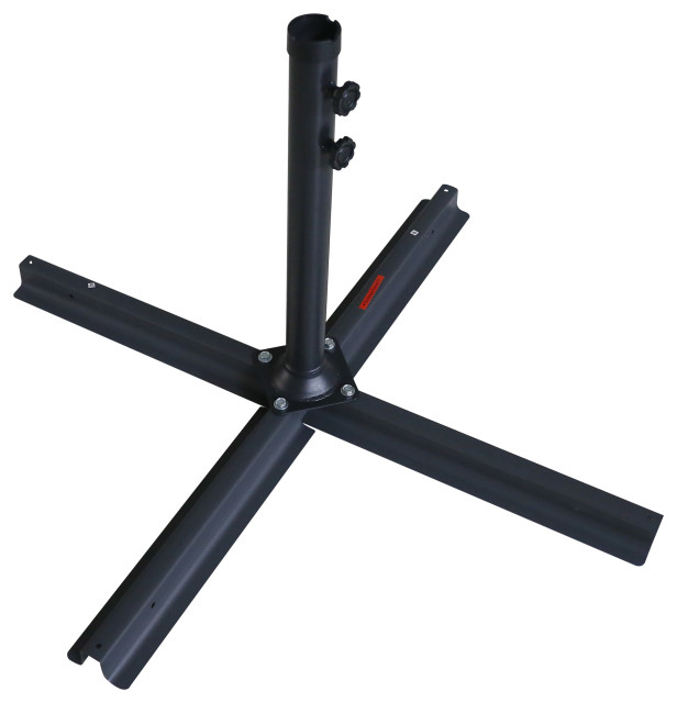 WestinTrends Heavy Duty Patio Umbrella Cross Brace Stand Modern