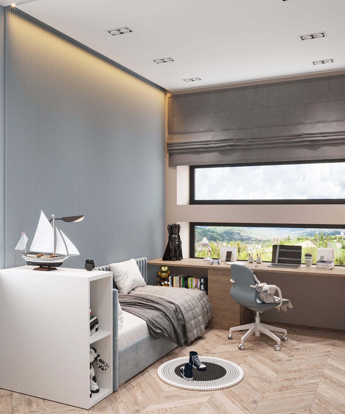 Коттедж в минималистичном стиле "Сафроновский"