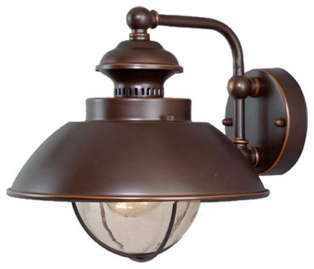 Vaxcel - Harwich 1-Light Outdoor Wall Sconce in Coastal and Barn Style 10.25
