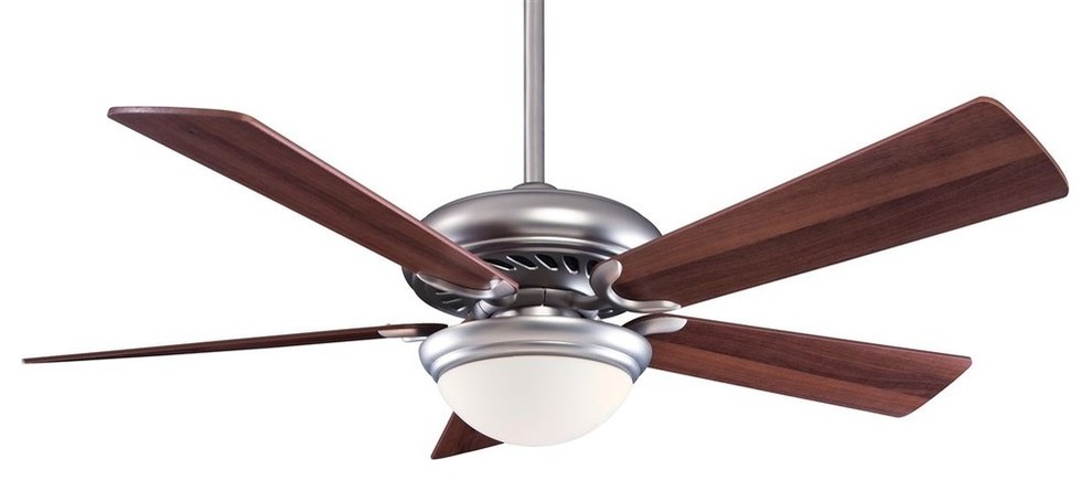 52-Inch Ceiling Fan with Five Blades and Light Kit  - F569-BS/DW