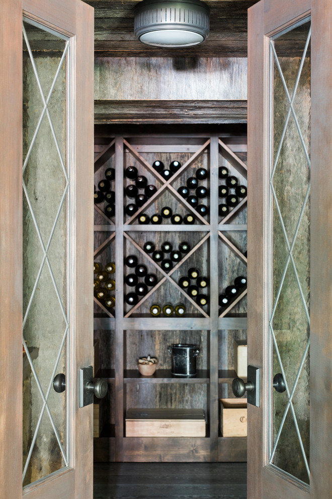 Design ideas for a coastal wine cellar in Atlanta.