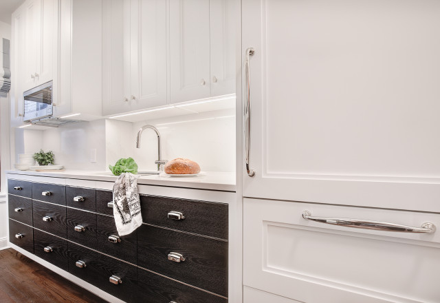 Bakes & Kropp - Elegant Upper East Side Galley Kitchen - Contemporary