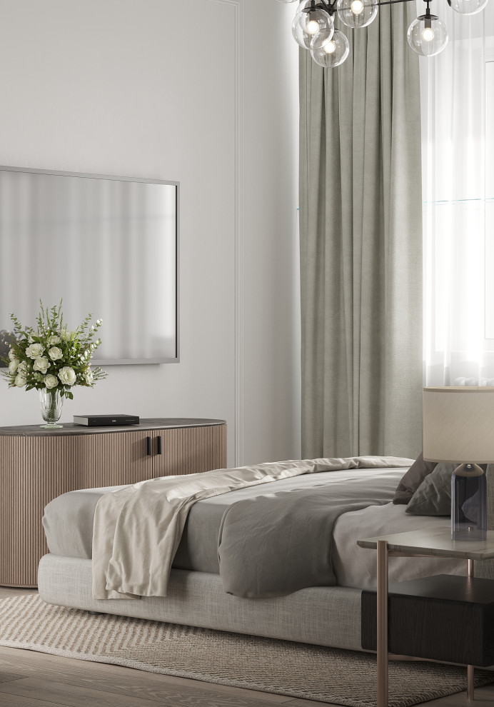 Спальня с гардеробной