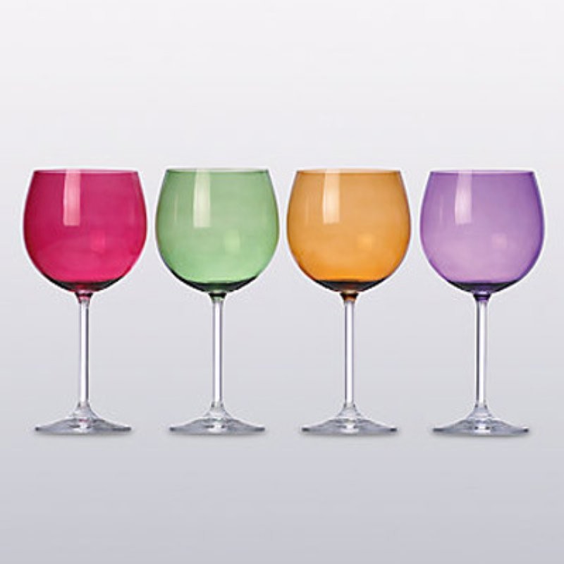 Lenox Tuscany Harvest Assorted Crystal Balloon Wine Glass, Set Of 4