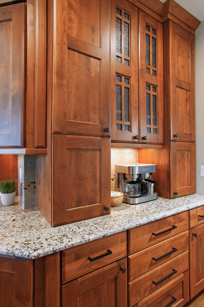 Kitchen - transitional kitchen idea in Denver