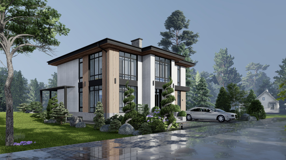 Дом в современном стиле.