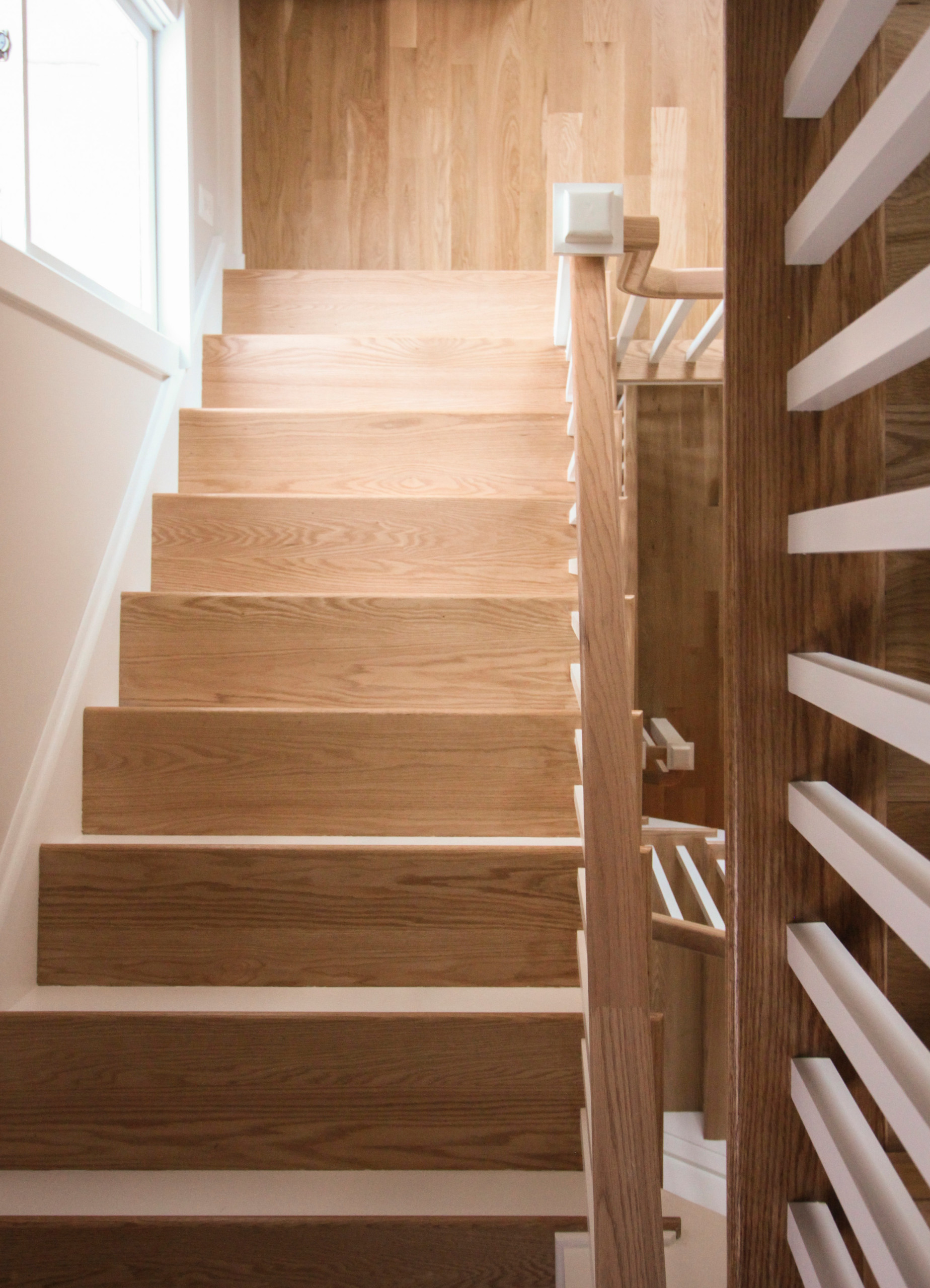 Project #29 | Beautiful Oak & White Staircase