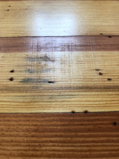 refinished floor issues 