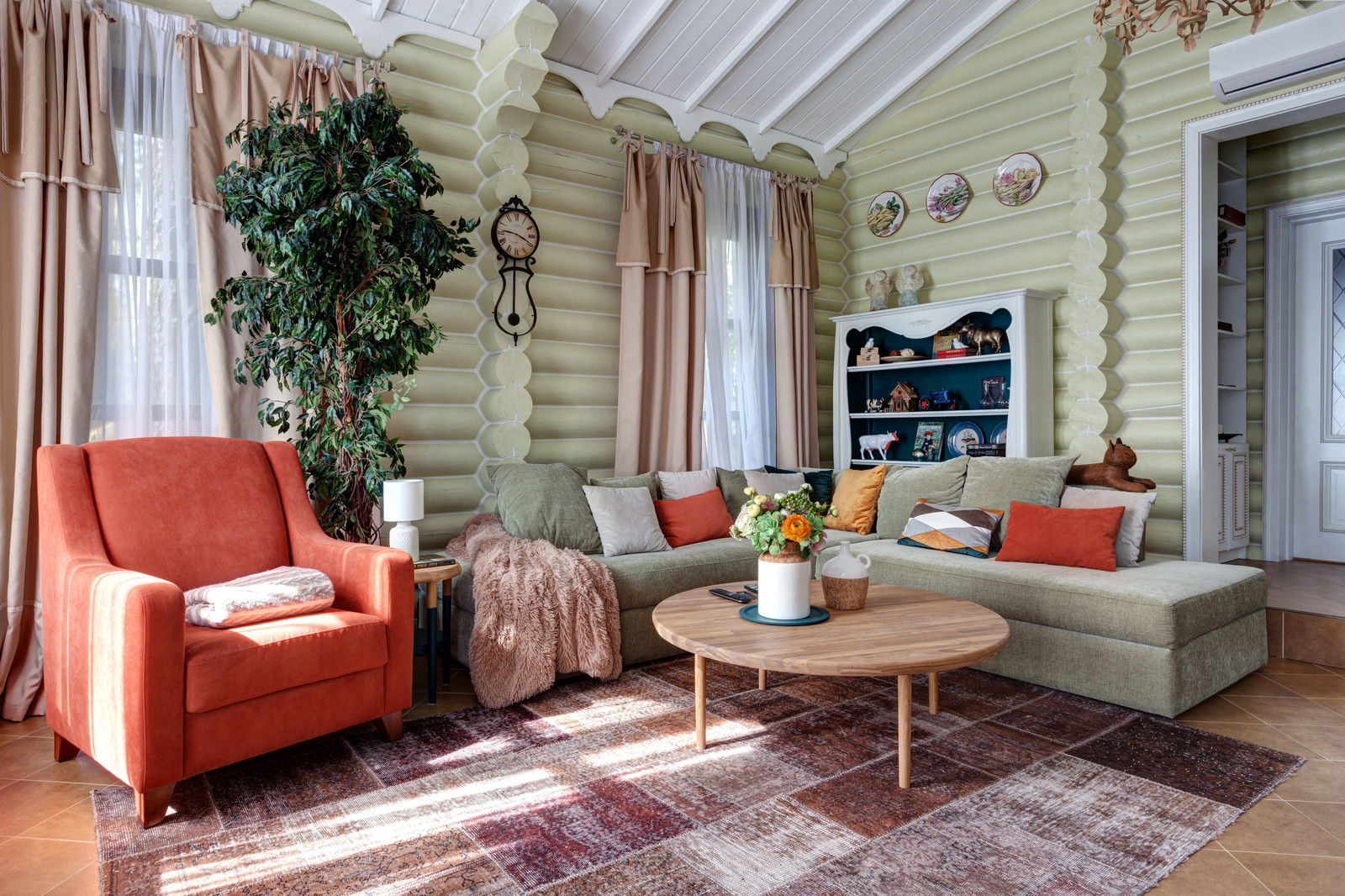 Нouse in a pine forest