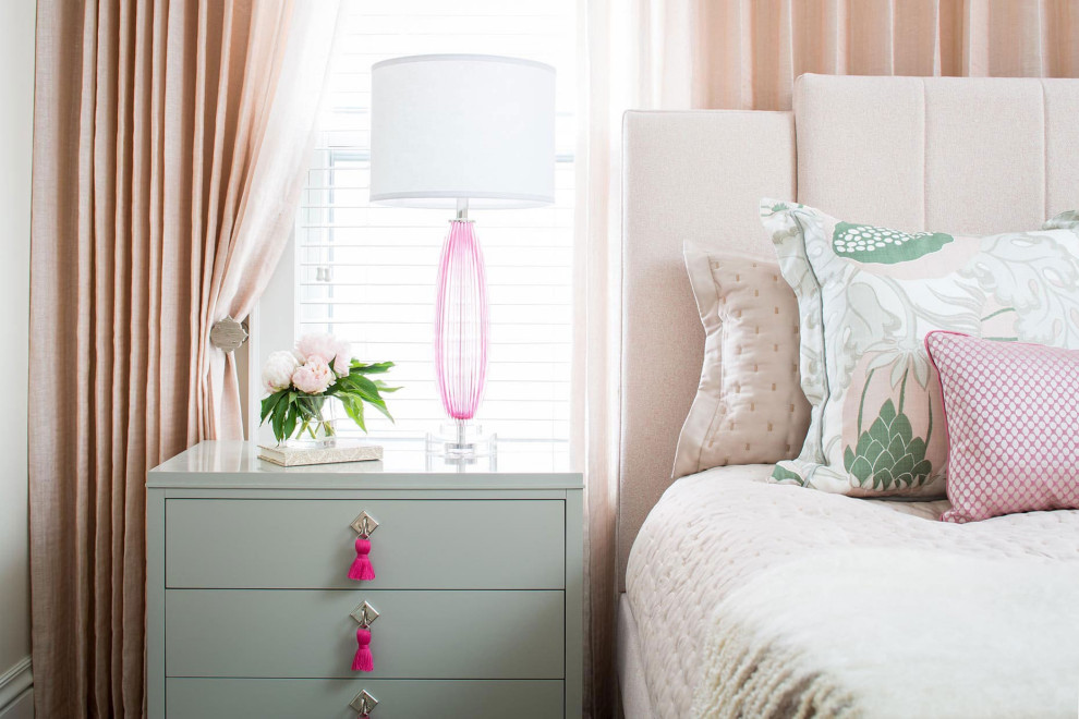 Example of a mid-sized trendy master bedroom design in Minneapolis